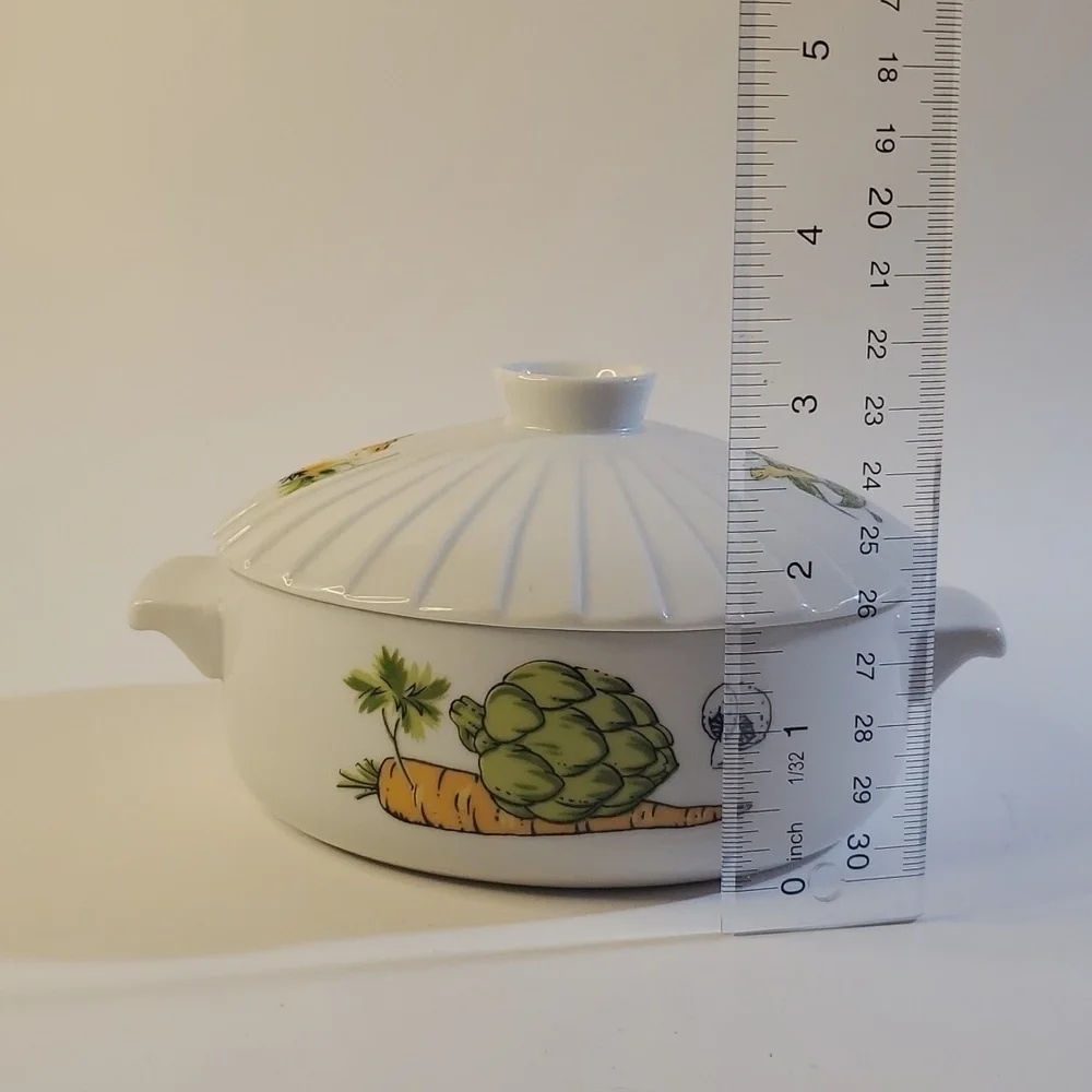 STYSON Japan Vintage Oven to Table Cookware Stamped Retro Casserole Dish Lid EUC